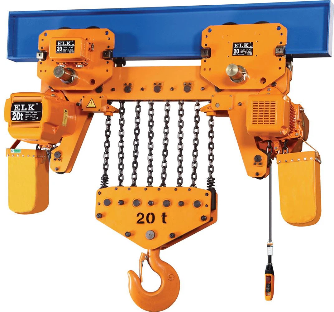 20t Low Headroom Hoist with Clutch 20t Low Headroom Hoist with Clutch