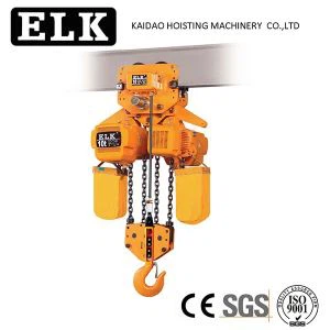 Elektriskās ķēdes pacēlājs 10 tonnas